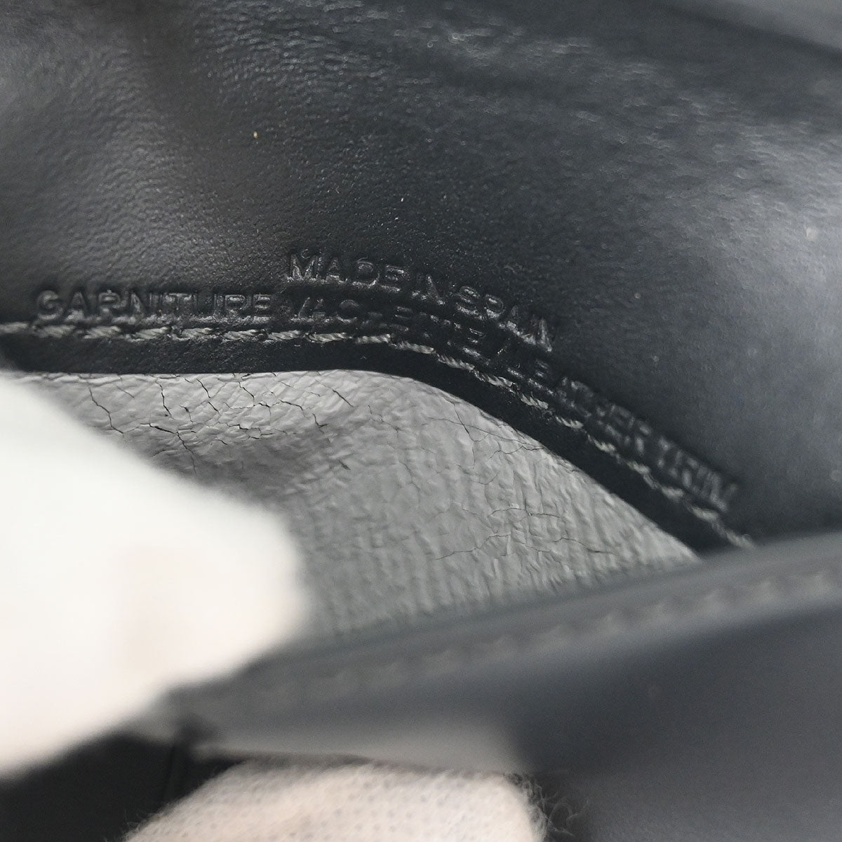 Christian Dior Black Canvas Trotter Wallet Purse