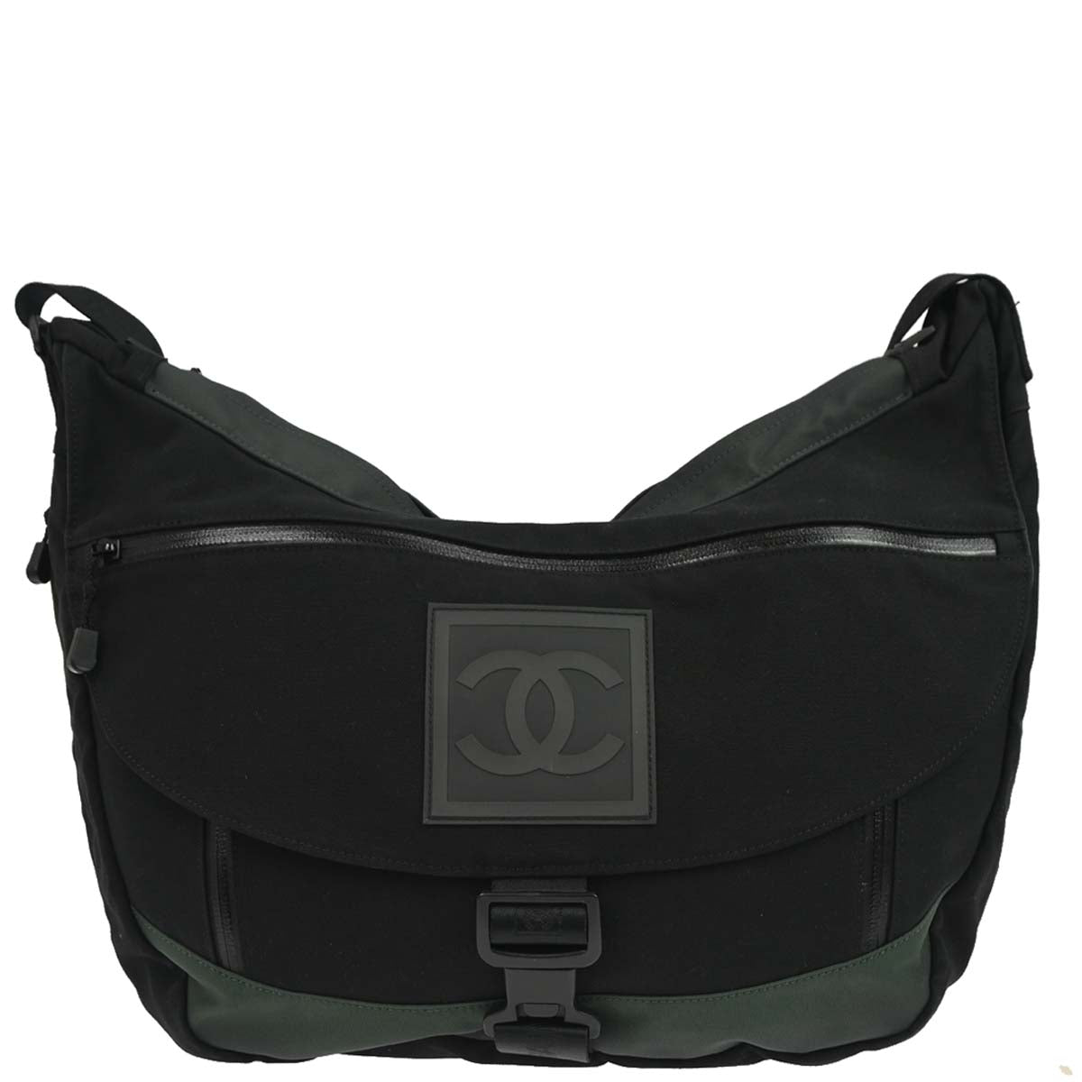 Chanel Black Nylon Sport Line Shoulder Bag