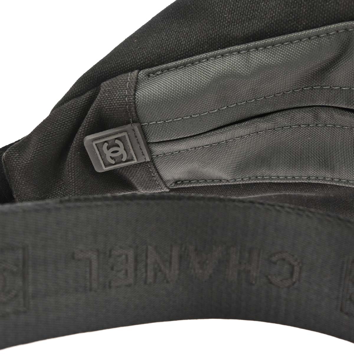 Chanel Black Nylon Sport Line Shoulder Bag
