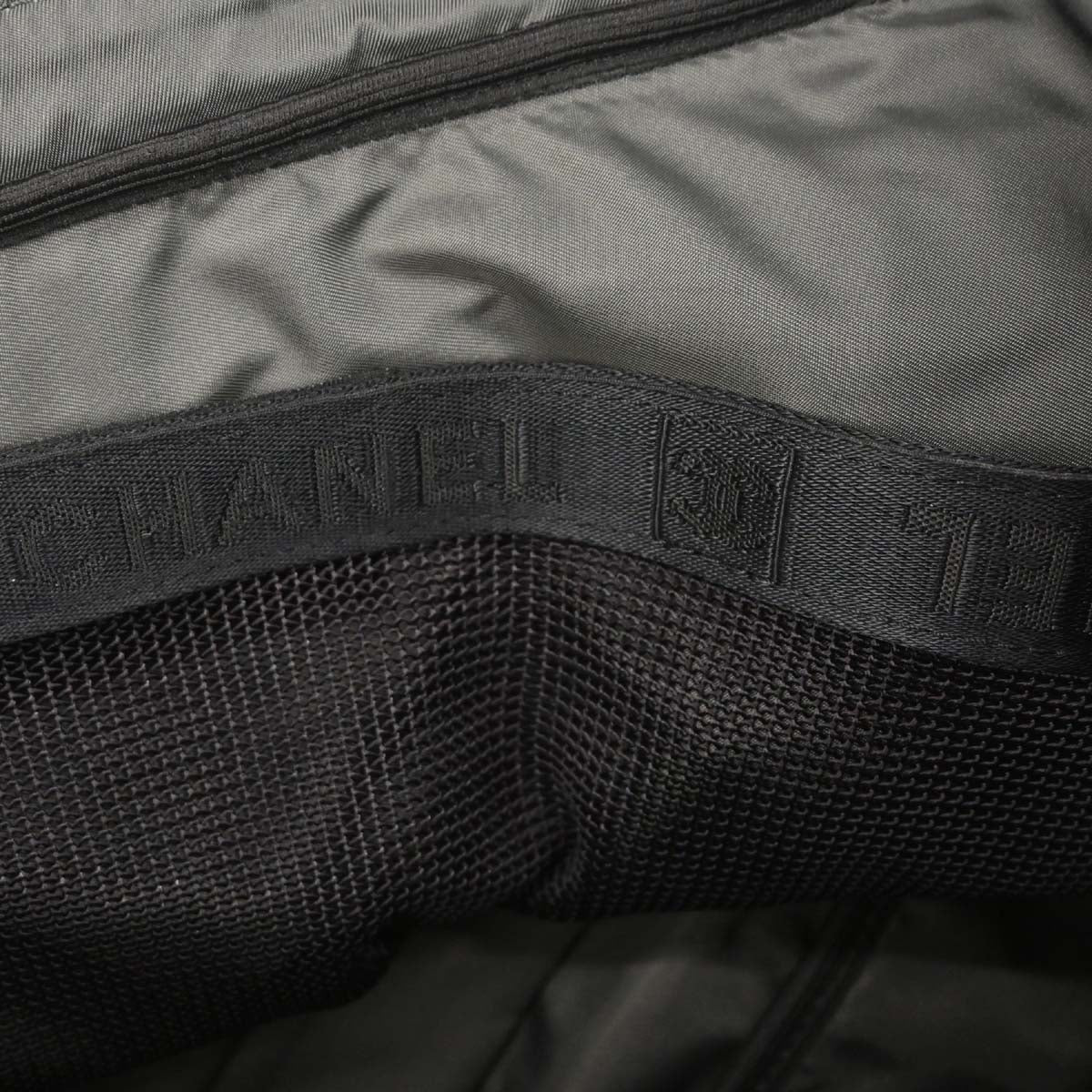 Chanel Black Nylon Sport Line Shoulder Bag