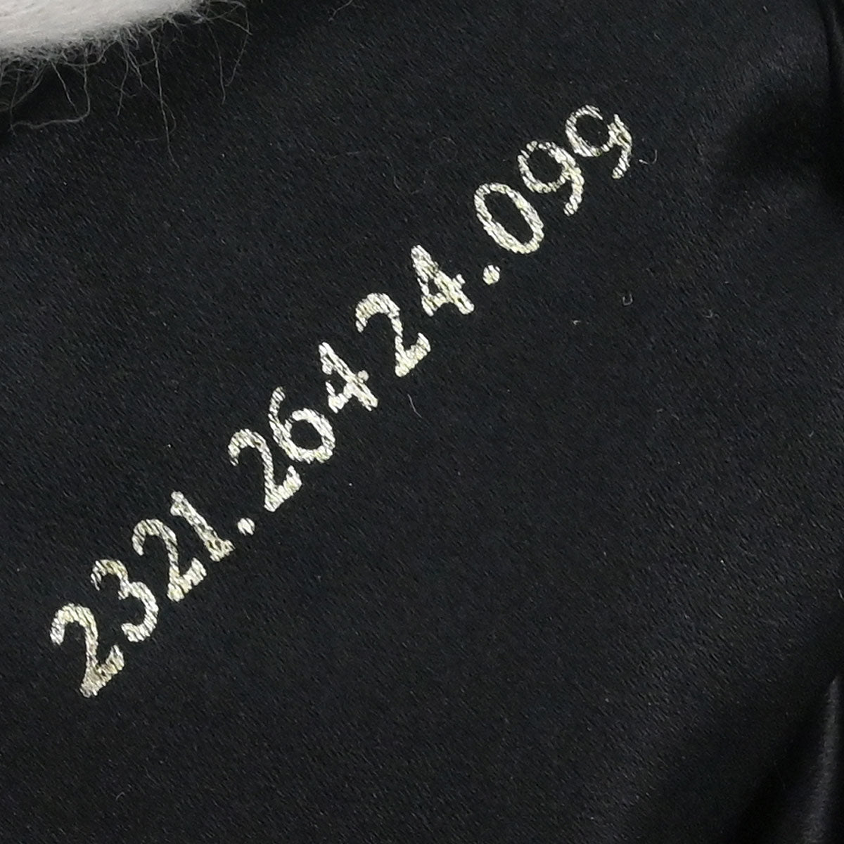 Fendi Black Felt Baguette Handbag