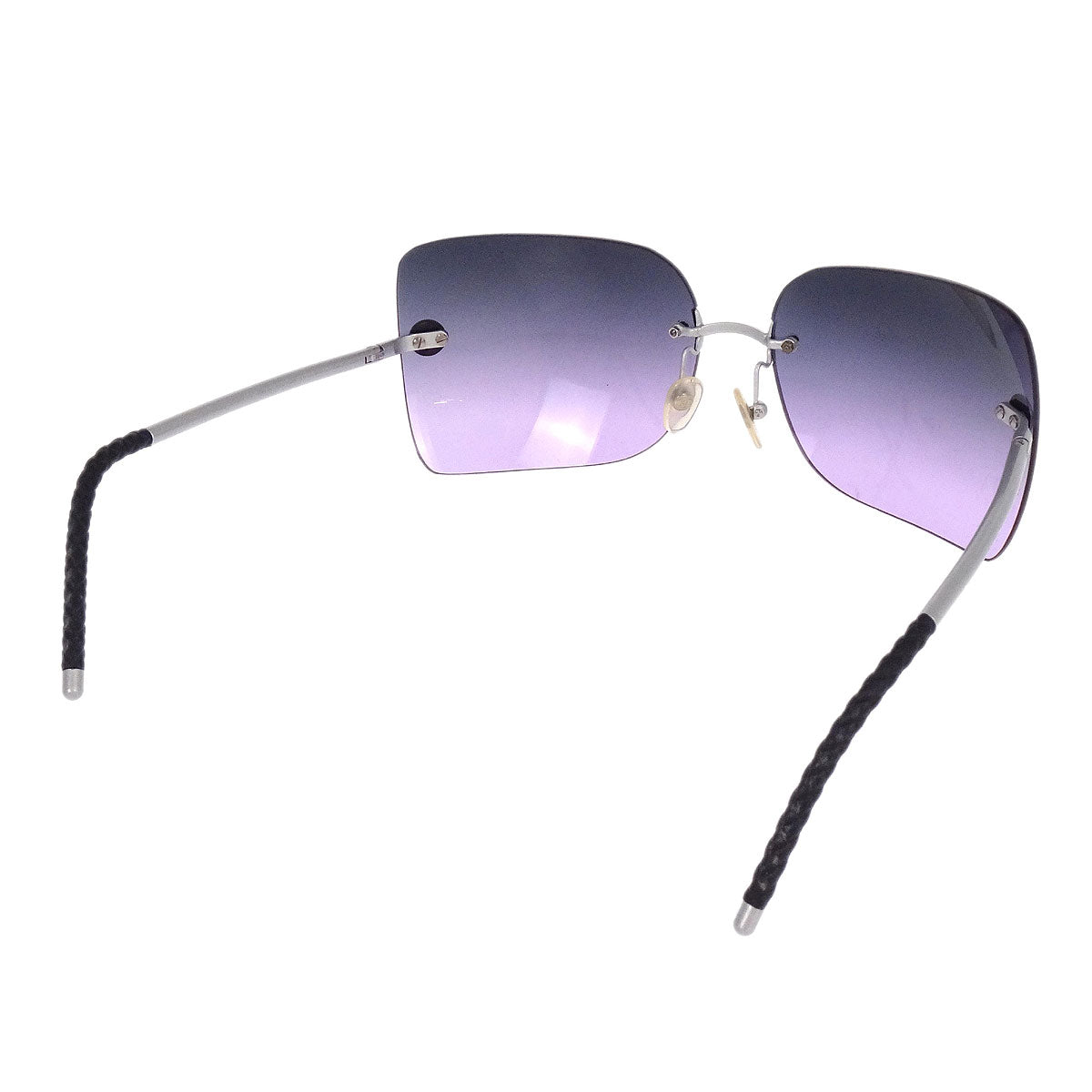 Chanel Sunglasses Eyewear Purple Small Good
