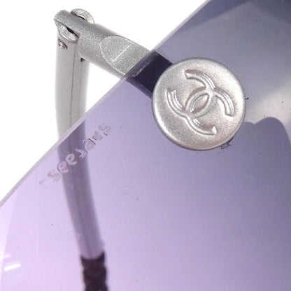Chanel Sunglasses Eyewear Purple Small Good