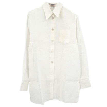 Hermes Shirt Blouse White #36