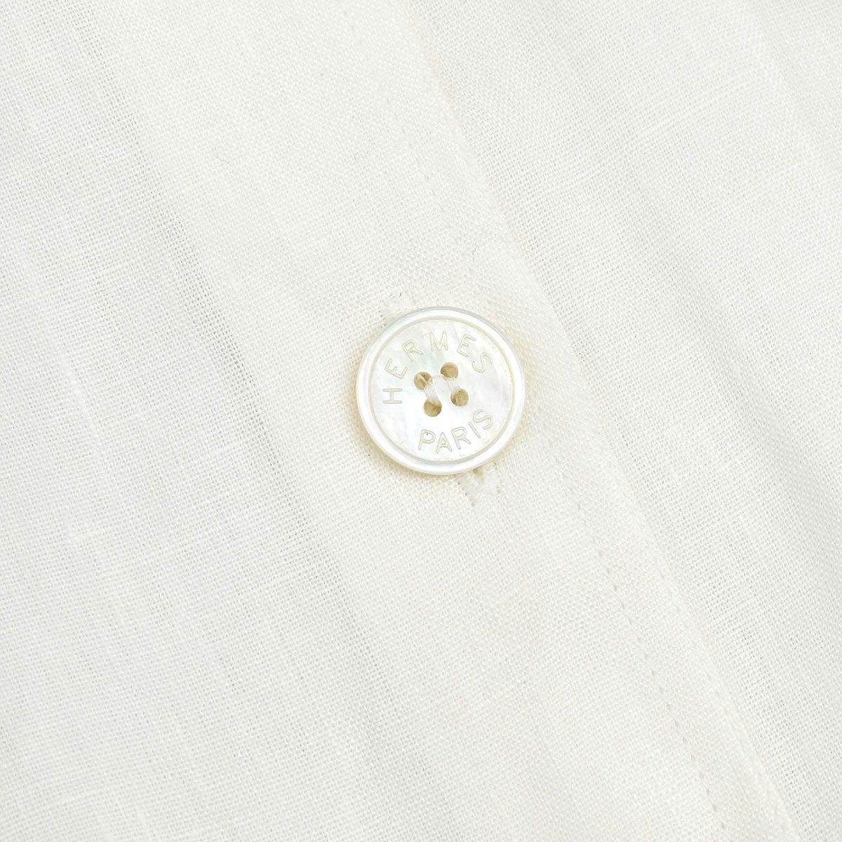 Hermes Shirt Blouse White #36