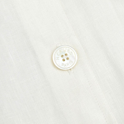 Hermes Shirt Blouse White #36