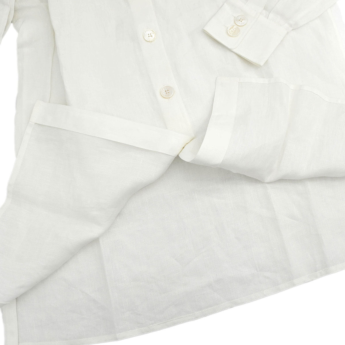 Hermes Shirt Blouse White #36