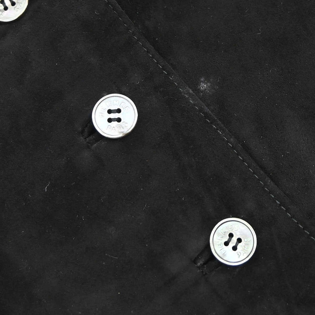 Hermes Sleeveless Jacket Vest Black #36