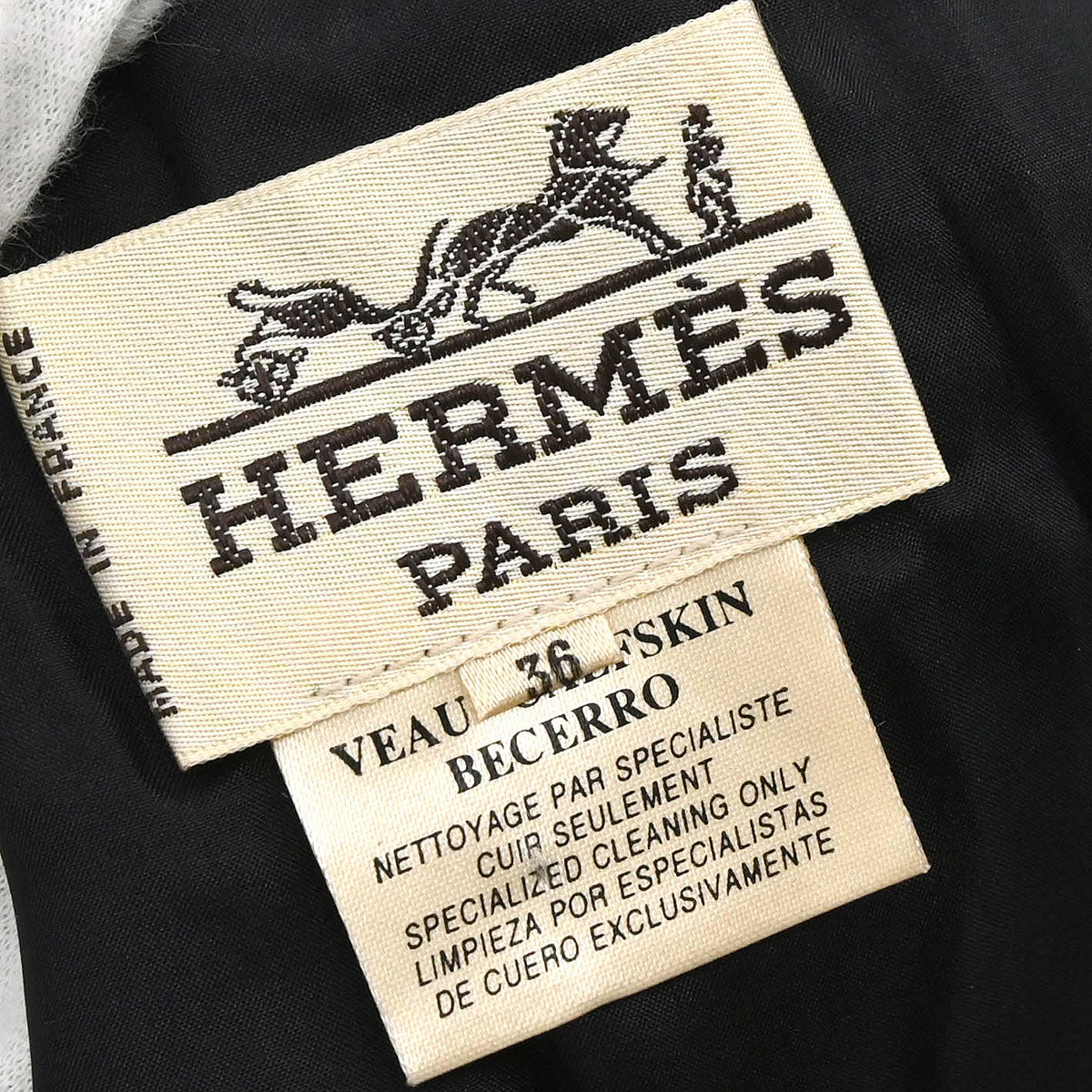 Hermes Sleeveless Jacket Vest Black #36