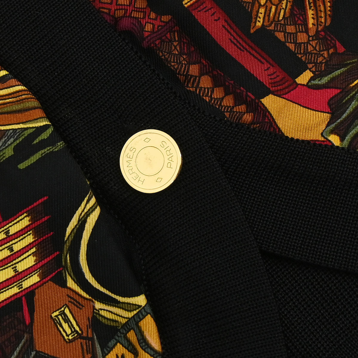 Hermes Sleeveless Jacket Vest Black #40