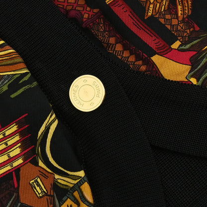 Hermes Sleeveless Jacket Vest Black #40