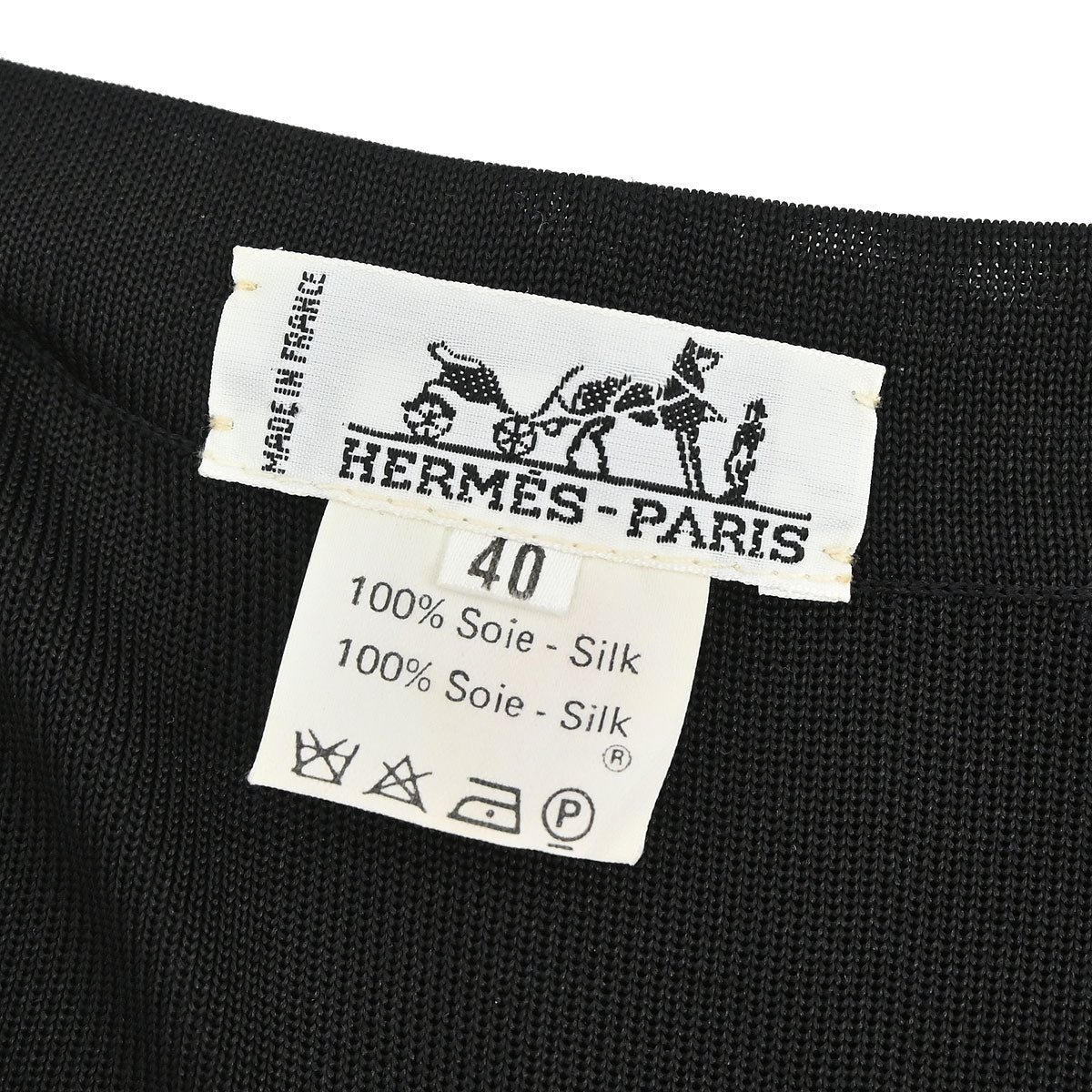 Hermes Sleeveless Jacket Vest Black #40