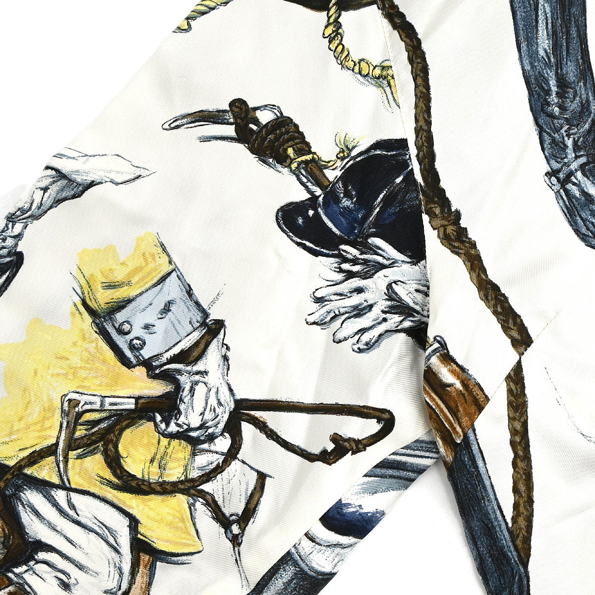 Hermes Shirt Blouse White #38