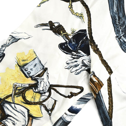 Hermes Shirt Blouse White #38