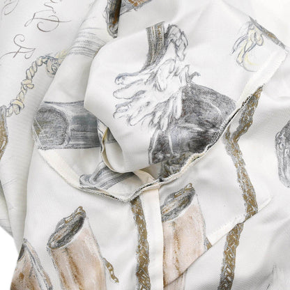 Hermes Shirt Blouse White #38