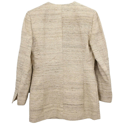 Christian Dior Single Breasted Jacket Beige #M