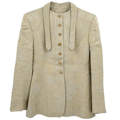 Giorgio Armani Single Breasted Jacket Beige #38