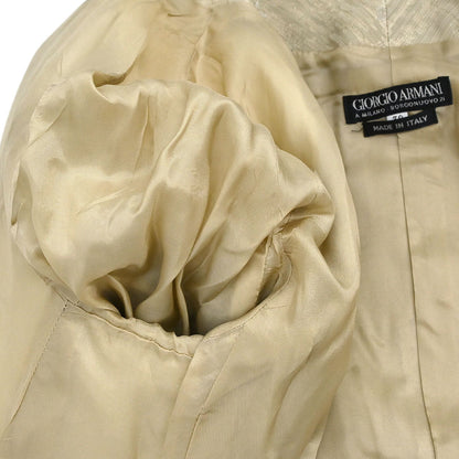 Giorgio Armani Single Breasted Jacket Beige #38