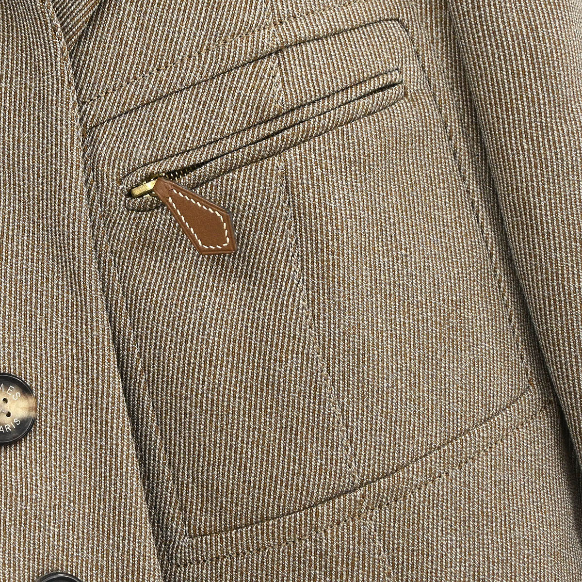 Hermes Setup Jacket Pants Brown #40 #38
