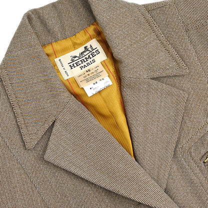 Hermes Setup Jacket Pants Brown #40 #38