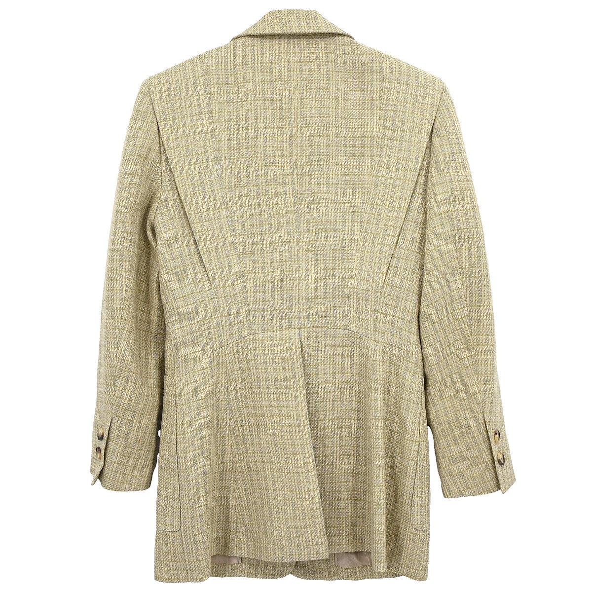 Hermes Single Breasted Jacket Beige #36