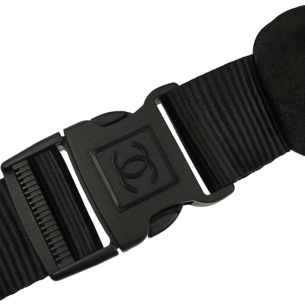 Chanel 2005-2006 Black Nylon Sport Line Choco Bar Shoulder Bag