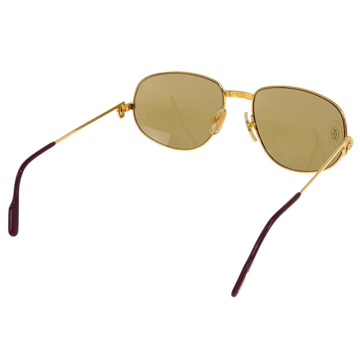 Cartier Must de Cartier Sunglasses Eyewear Brown Small Good