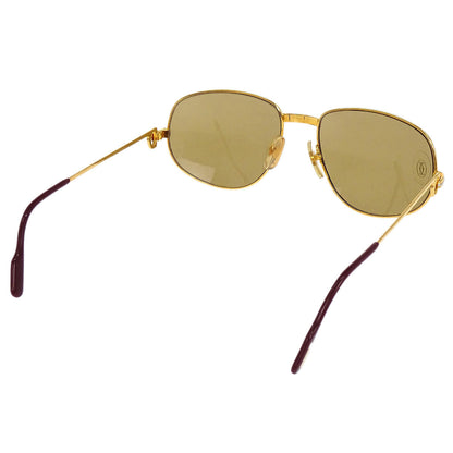 Cartier Must de Cartier Sunglasses Eyewear Brown Small Good