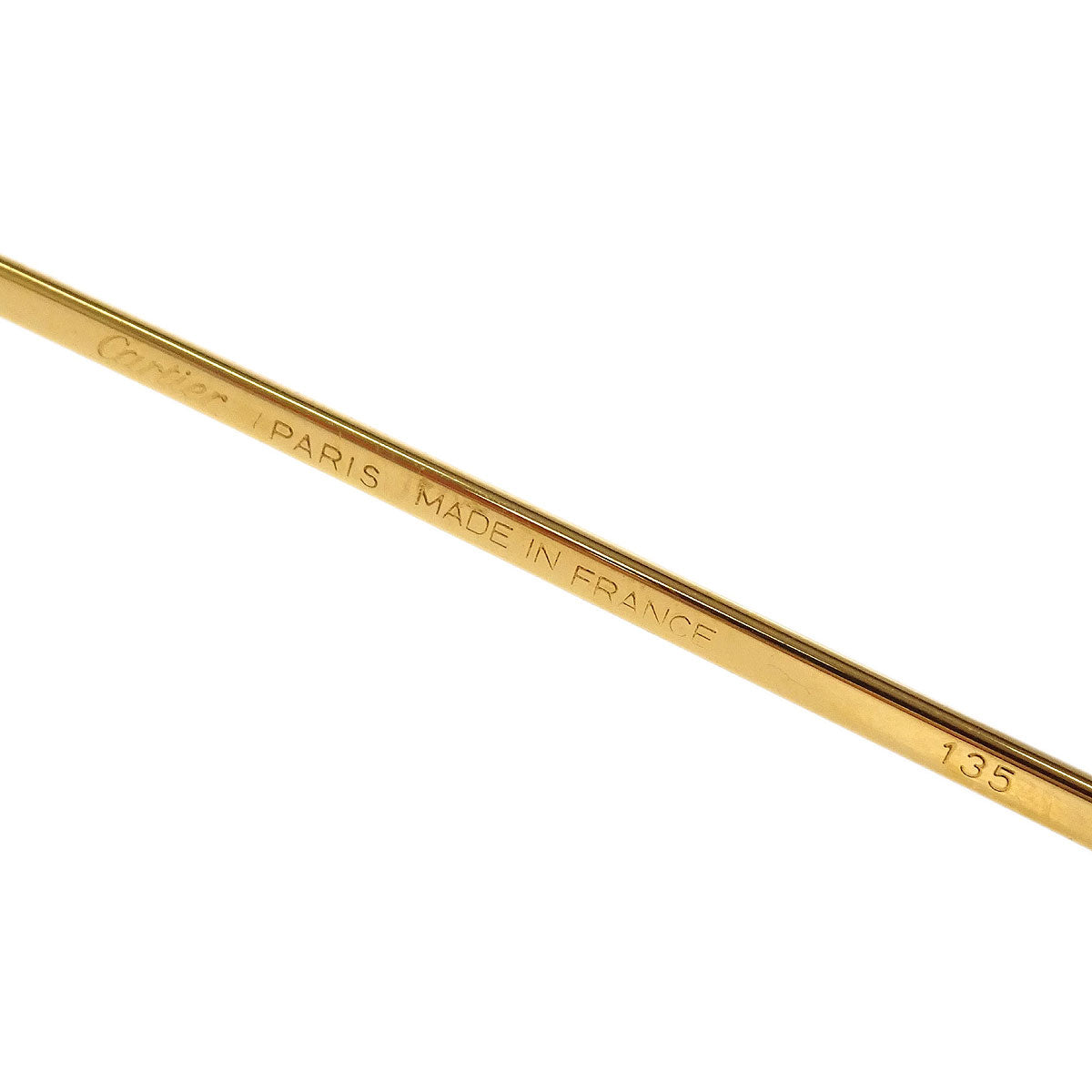 Cartier Must de Cartier Sunglasses Eyewear Brown Small Good