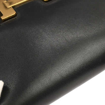 Hermes Black Box Calf Constance 23 Shoulder Bag