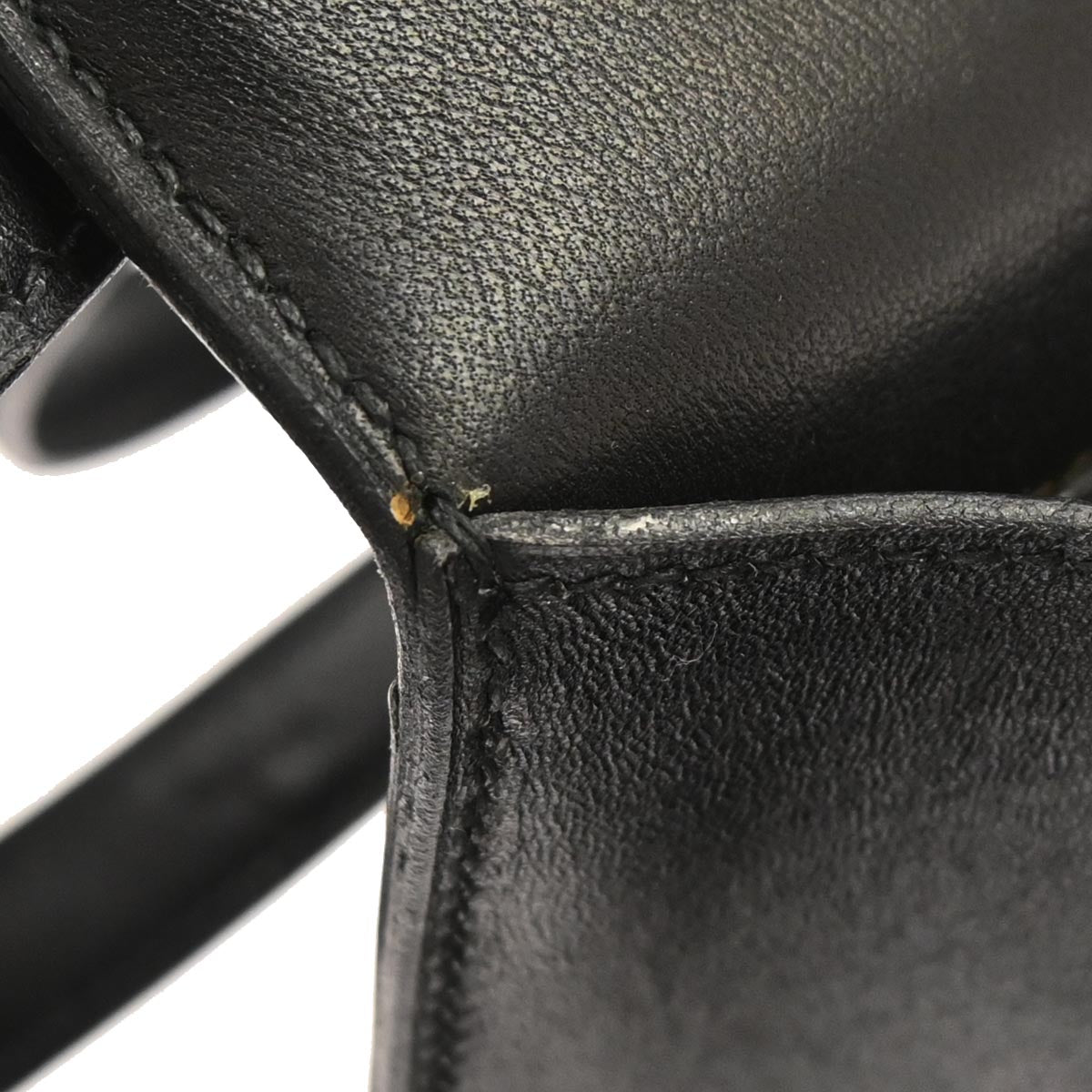 Hermes Black Box Calf Constance 23 Shoulder Bag