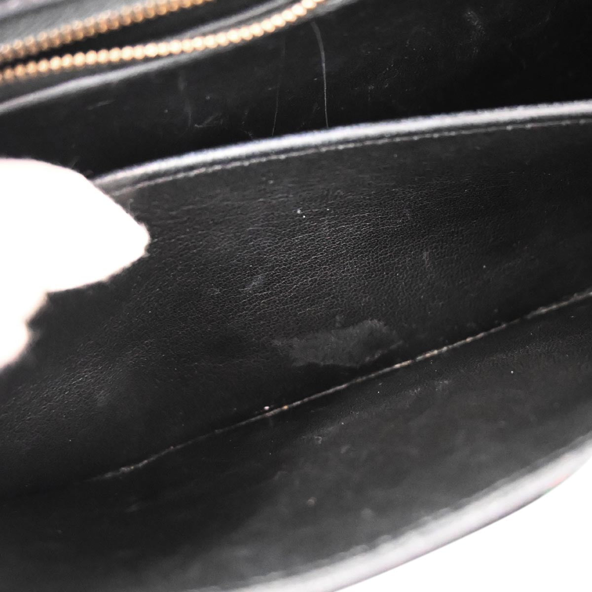 Hermes Black Box Calf Constance 23 Shoulder Bag