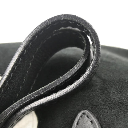 Chanel Black Mouton Tote Handbag