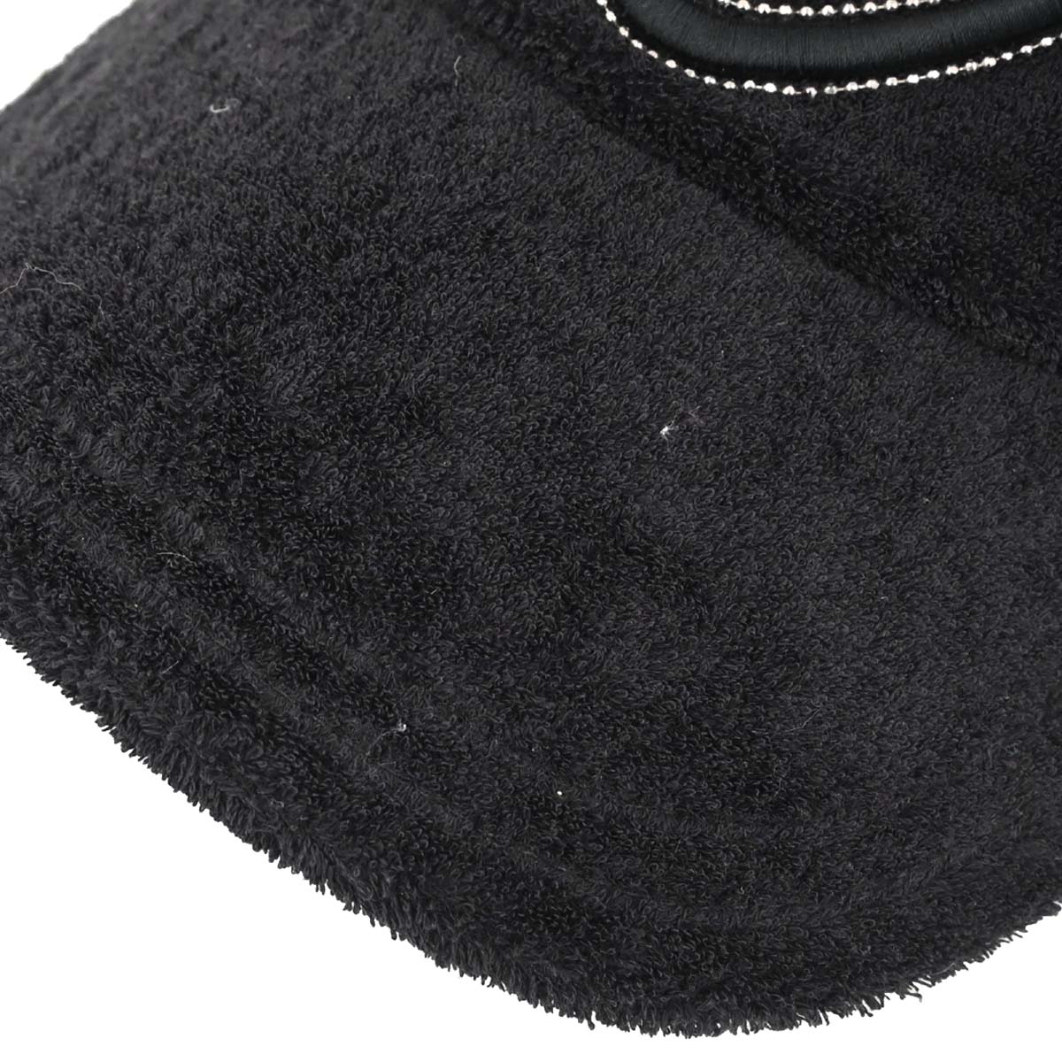 Chanel Black Cotton Nylon #M Cap Hat Small Good