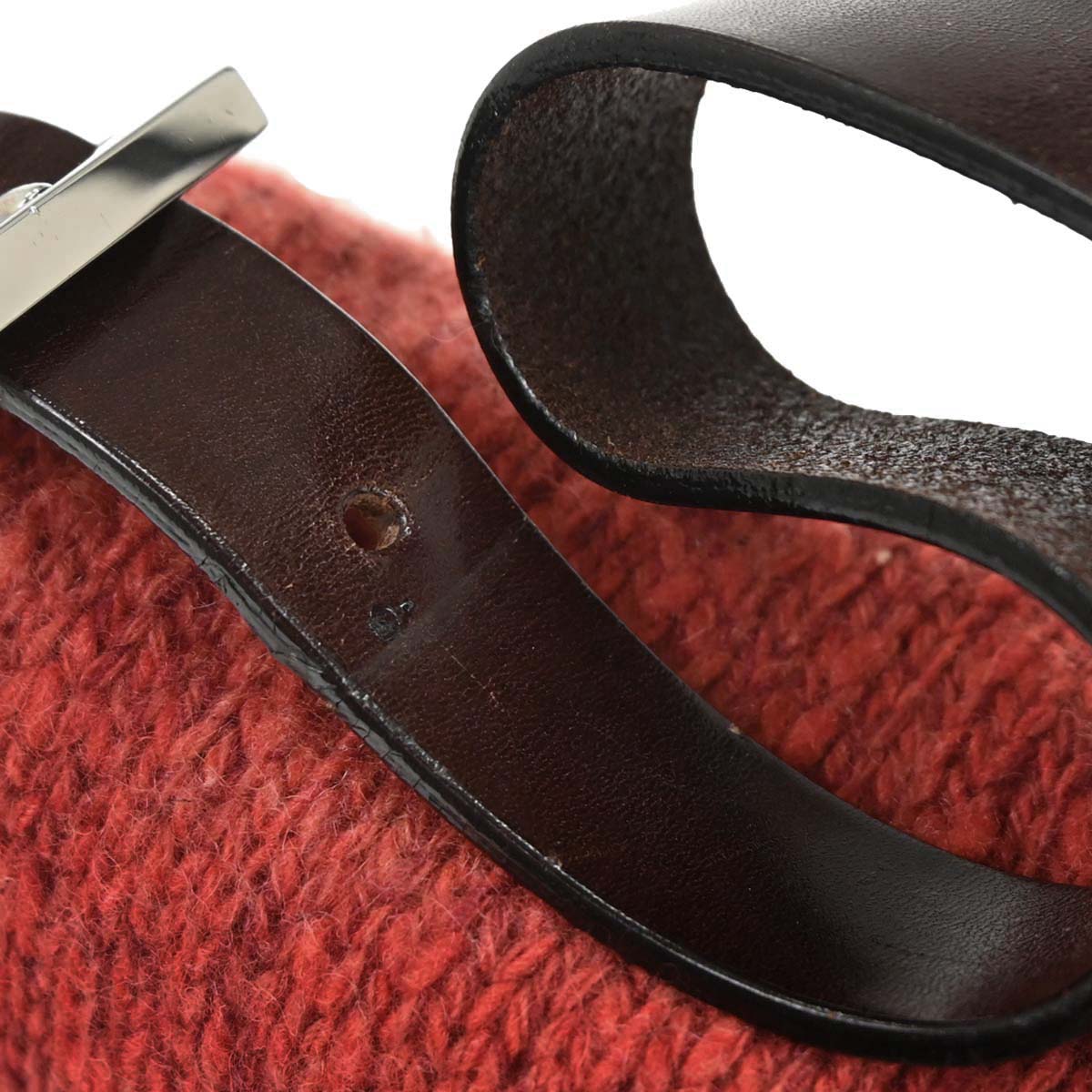 Fendi Orange Wool Baguette Handbag