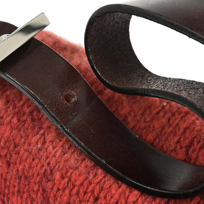 Fendi Orange Wool Baguette Handbag