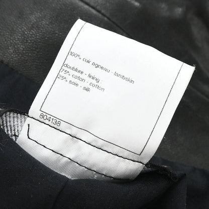 Chanel Single Breasted Jacket Black #38
