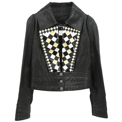 Chanel Single Breasted Jacket Black #38