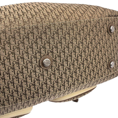 Christian Dior Beige Canvas Trotter My Dior Duffle Handbag