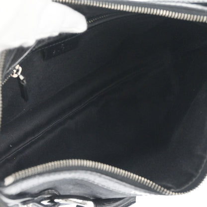 Gucci Black Canvas Horsebit Handbag