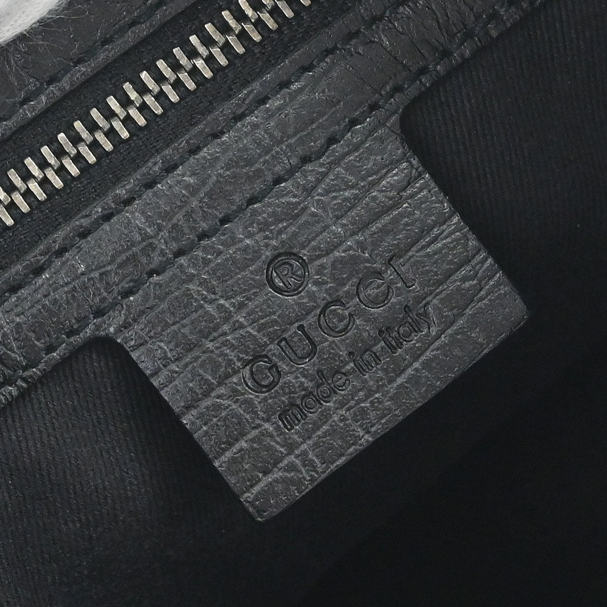 Gucci Black Canvas Horsebit Handbag