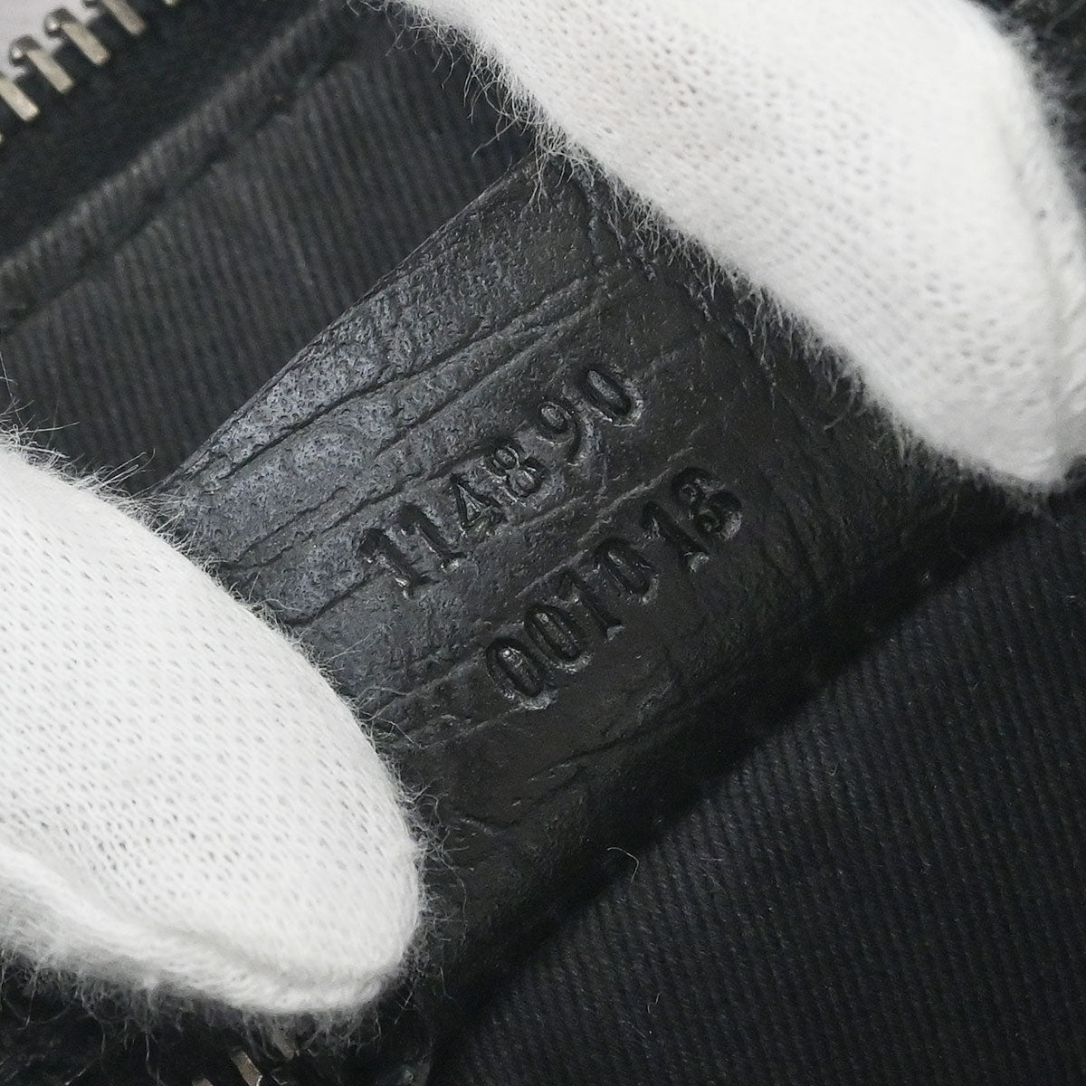 Gucci Black Canvas Horsebit Handbag