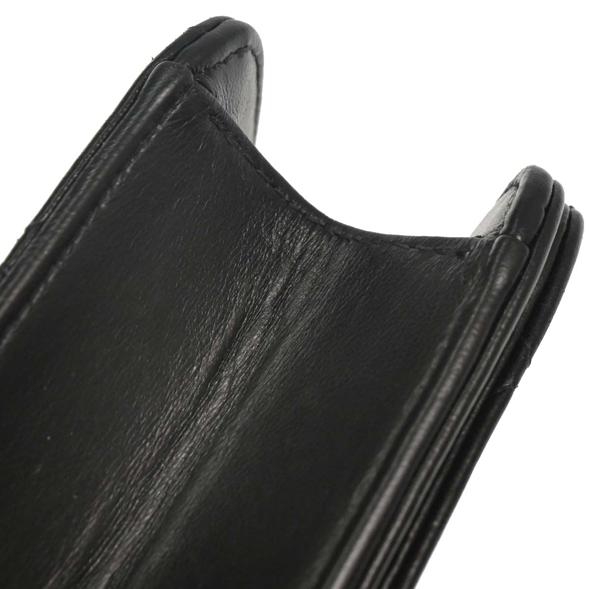 Chanel Black Lambskin Pushlock Mini Full Flap Shoulder Bag