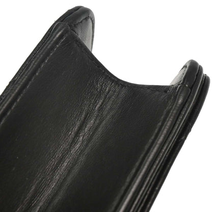 Chanel Black Lambskin Pushlock Mini Full Flap Shoulder Bag