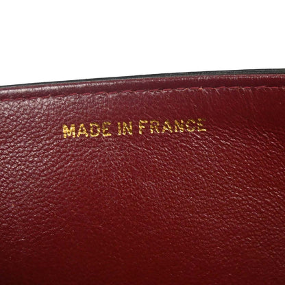 Chanel Black Lambskin Pushlock Mini Full Flap Shoulder Bag