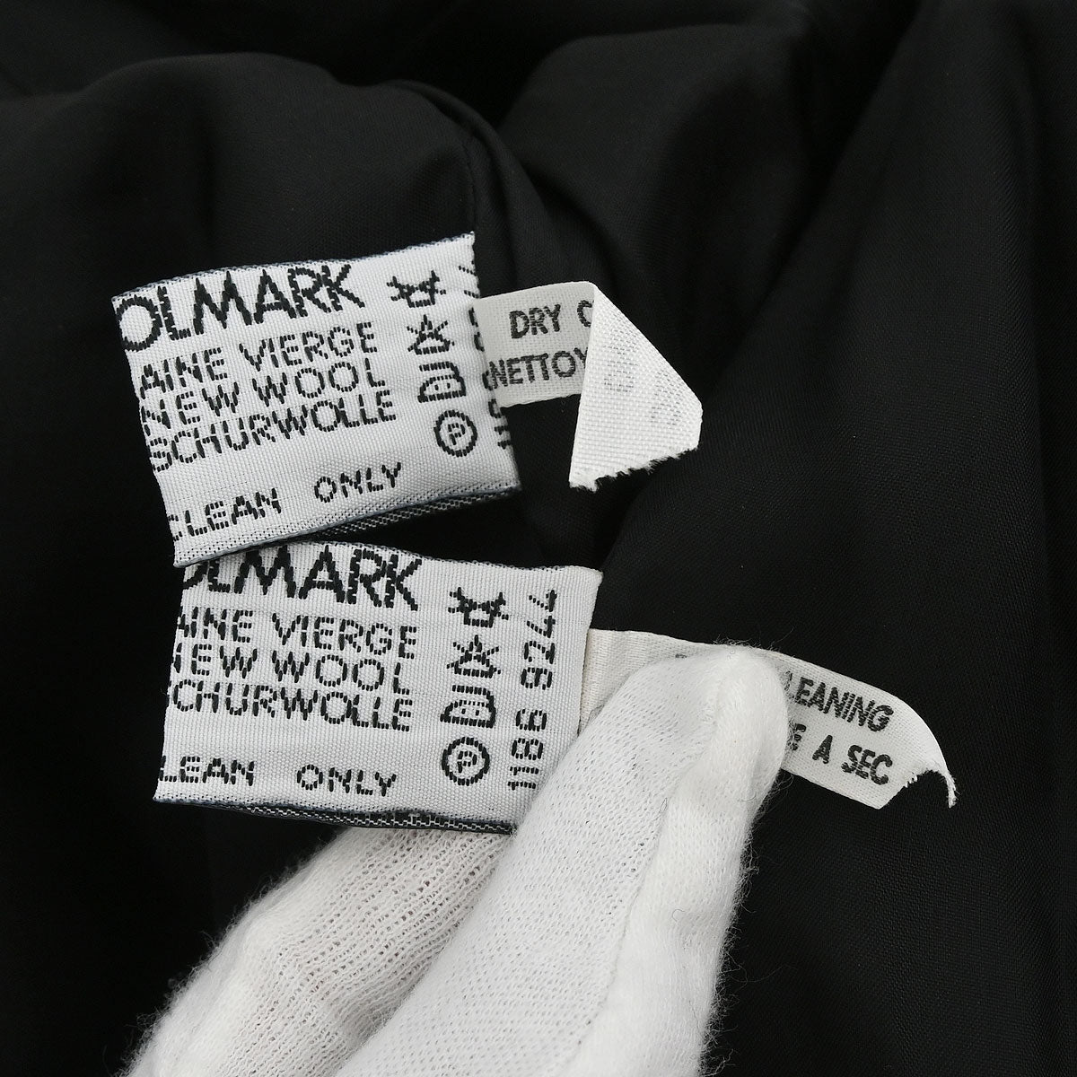 Christian Dior Setup Suit Jacket Skirt Black
