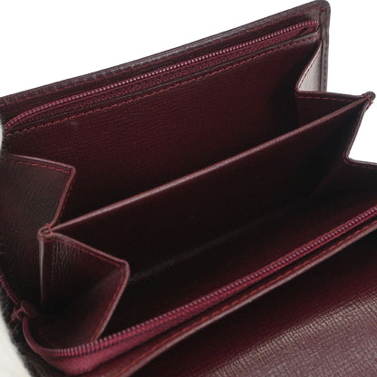 Cartier Must de Cartier Wallet Leather Bordeaux