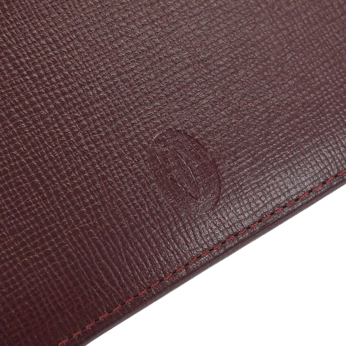 Cartier Must de Cartier Wallet Leather Bordeaux