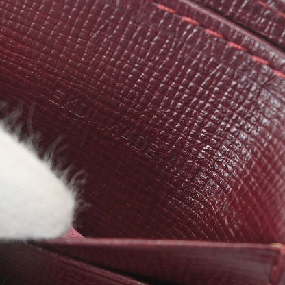Cartier Must de Cartier Wallet Leather Bordeaux
