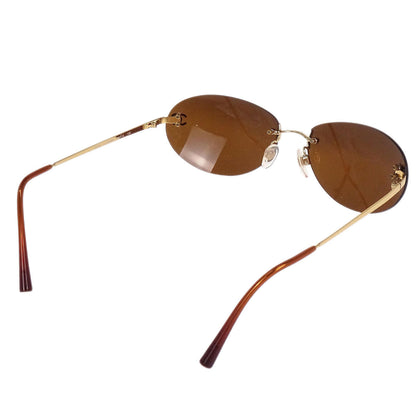 Chanel Sunglasses Eyewear Brown Small Good